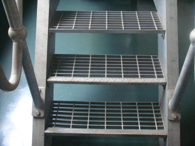 Galvanized Steel Grid Stair Treads for Steel Structure Floor