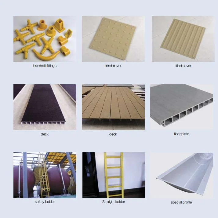 FRP/GRP/ Fiberglass Structural Stair Treads with High-Quality